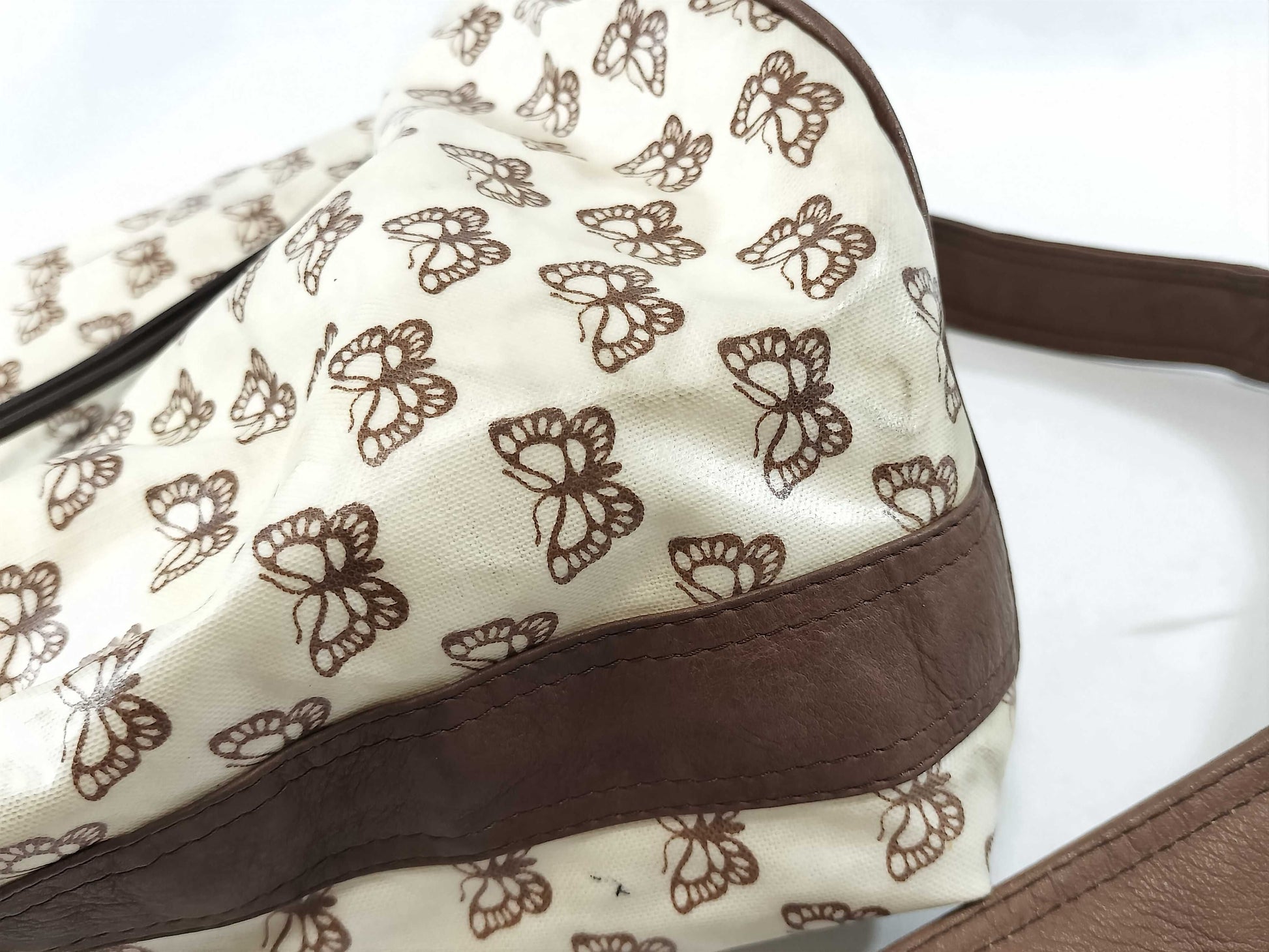 BOTTEGA VENETA Butterfly Print Shoulder Bag