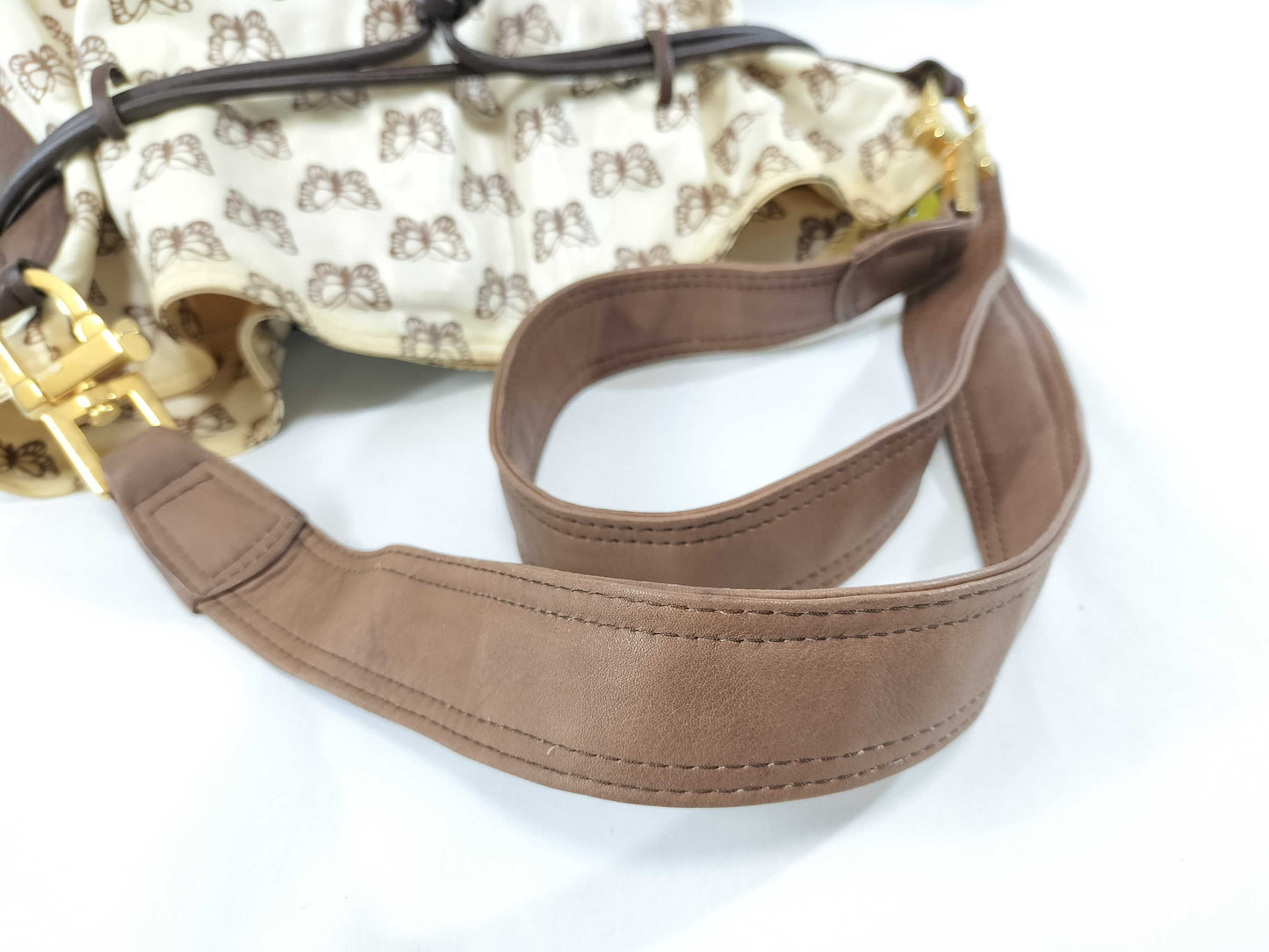 BOTTEGA VENETA Butterfly Print Shoulder Bag