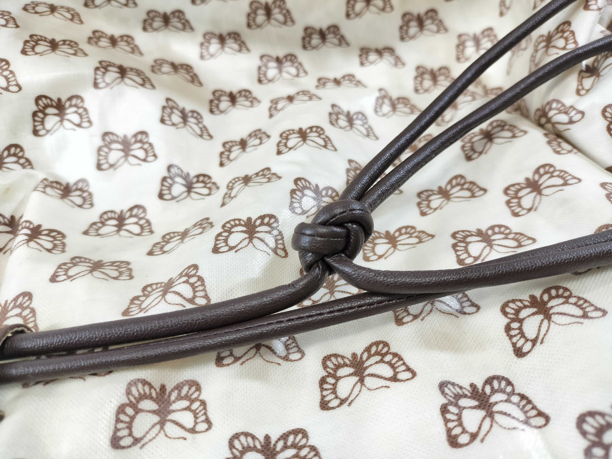 BOTTEGA VENETA Butterfly Print Shoulder Bag