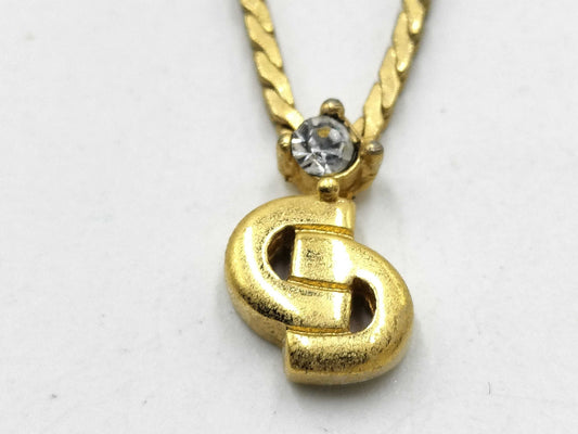 Dior logo necklace necklace