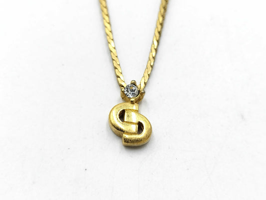 Dior logo necklace necklace