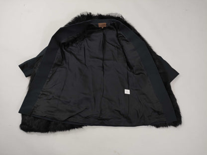 LOEWE Fur Layered Coat/Vest Coat
