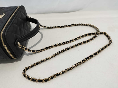 CHANEL Caviar Skin ap4404 Vanity Shoulder Bag