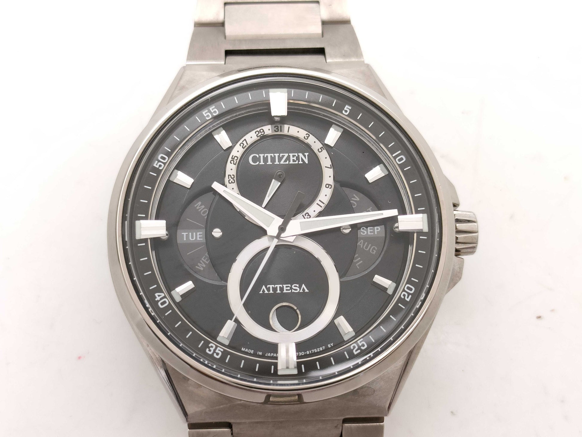 CITIZEN 8730-S127912 Attesa Eco-Drive Men's Watch with Box