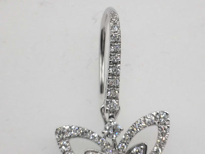 GRAFF Butterfly Diamond WG Au750 4.8g Earrings 