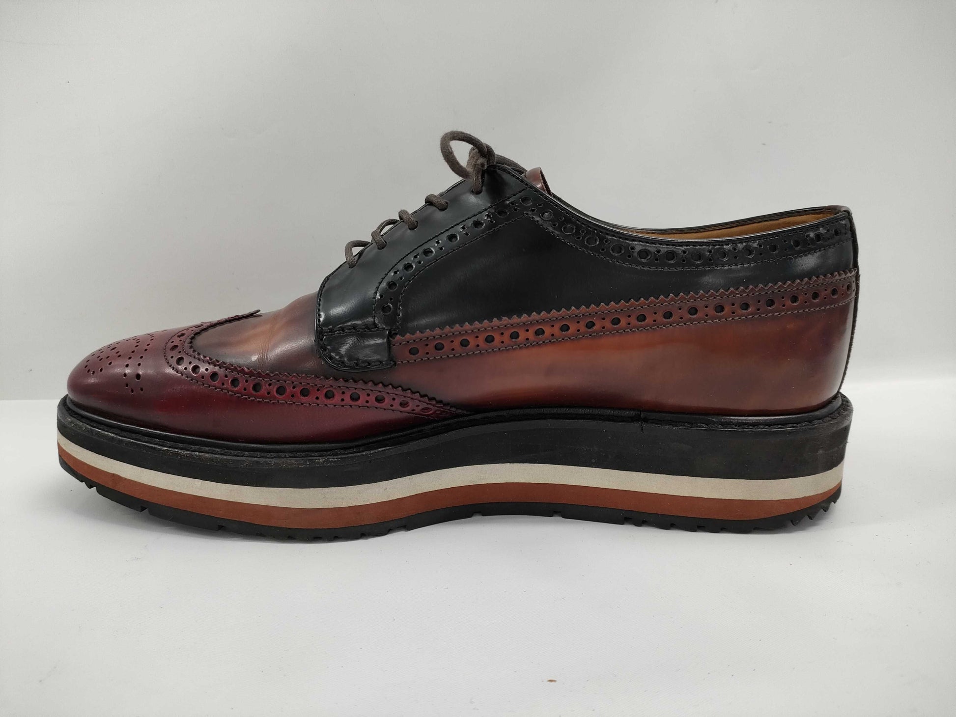 PRADA Patent Tip Business Shoes
