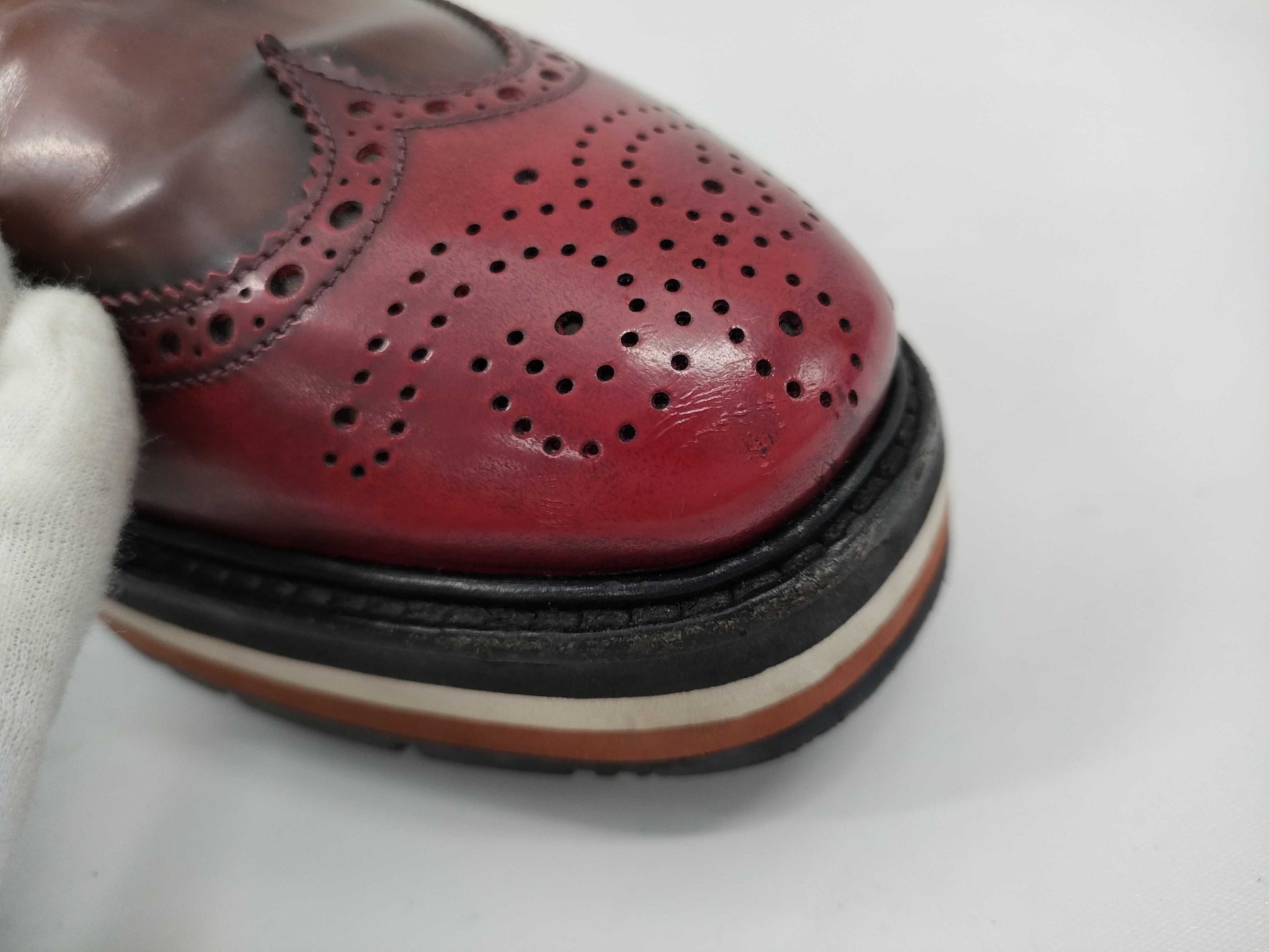 PRADA Patent Tip Business Shoes