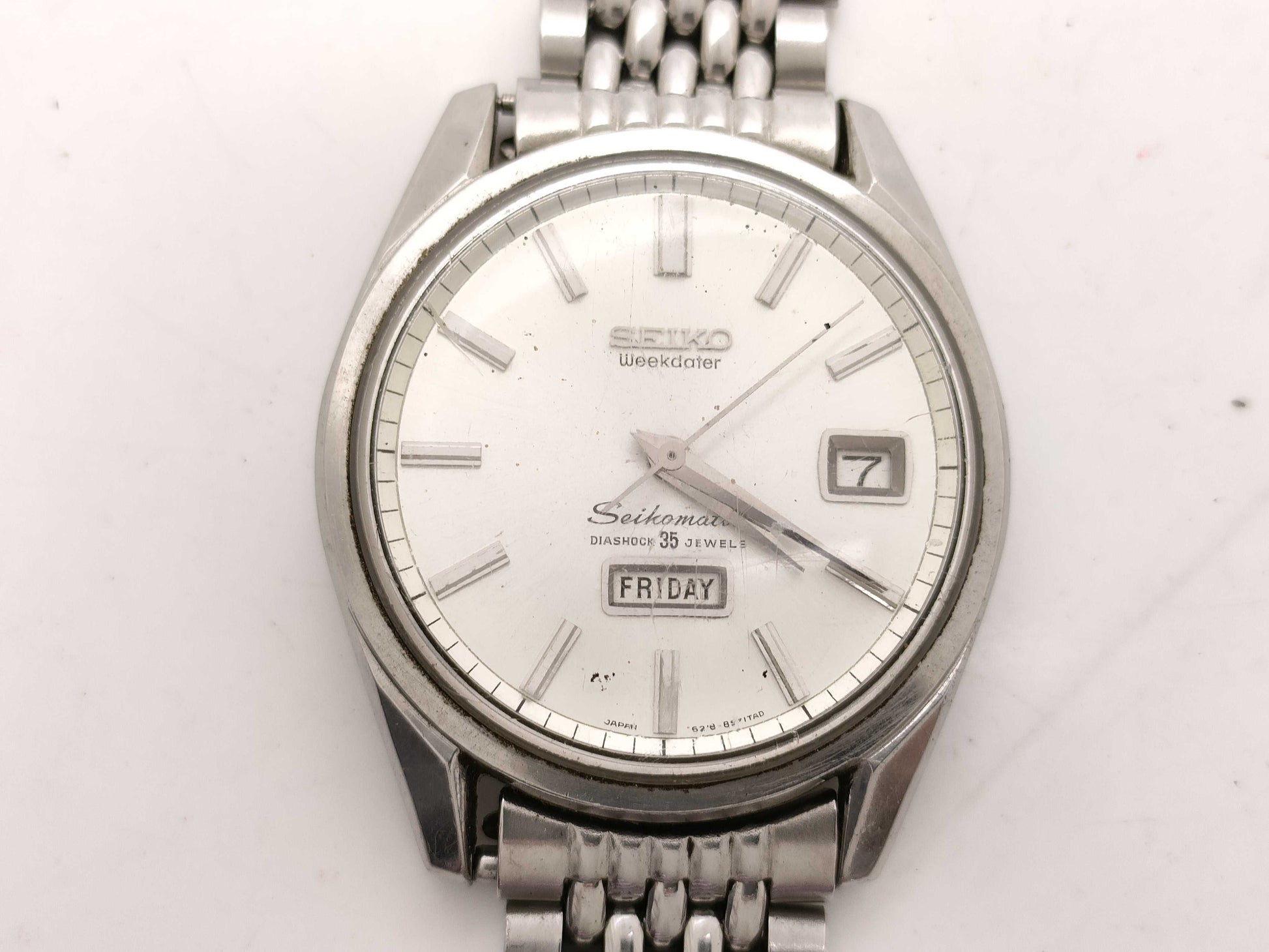 SEIKO SEIKO 6218-8971TAD Men's Watch with Broken Strap