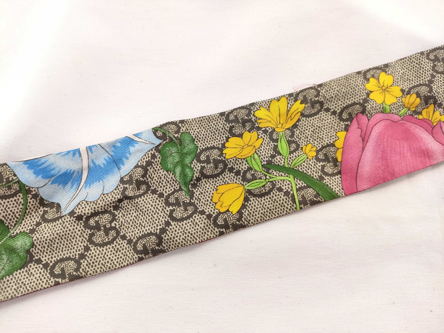GUCCI GG GG/Floral scarf
