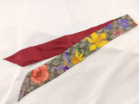 GUCCI GG GG/Floral scarf