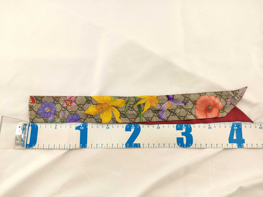 GUCCI GG GG/Floral scarf