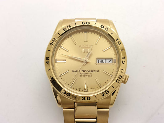 SEIKO 7s26-02t0 Automatic Watch with Champagne Dial, Men's Watch