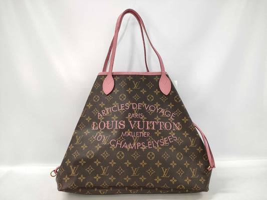 LOUIS VUITTON Monogram M40939 Neverfull GM Ikat Flower Tote Bag