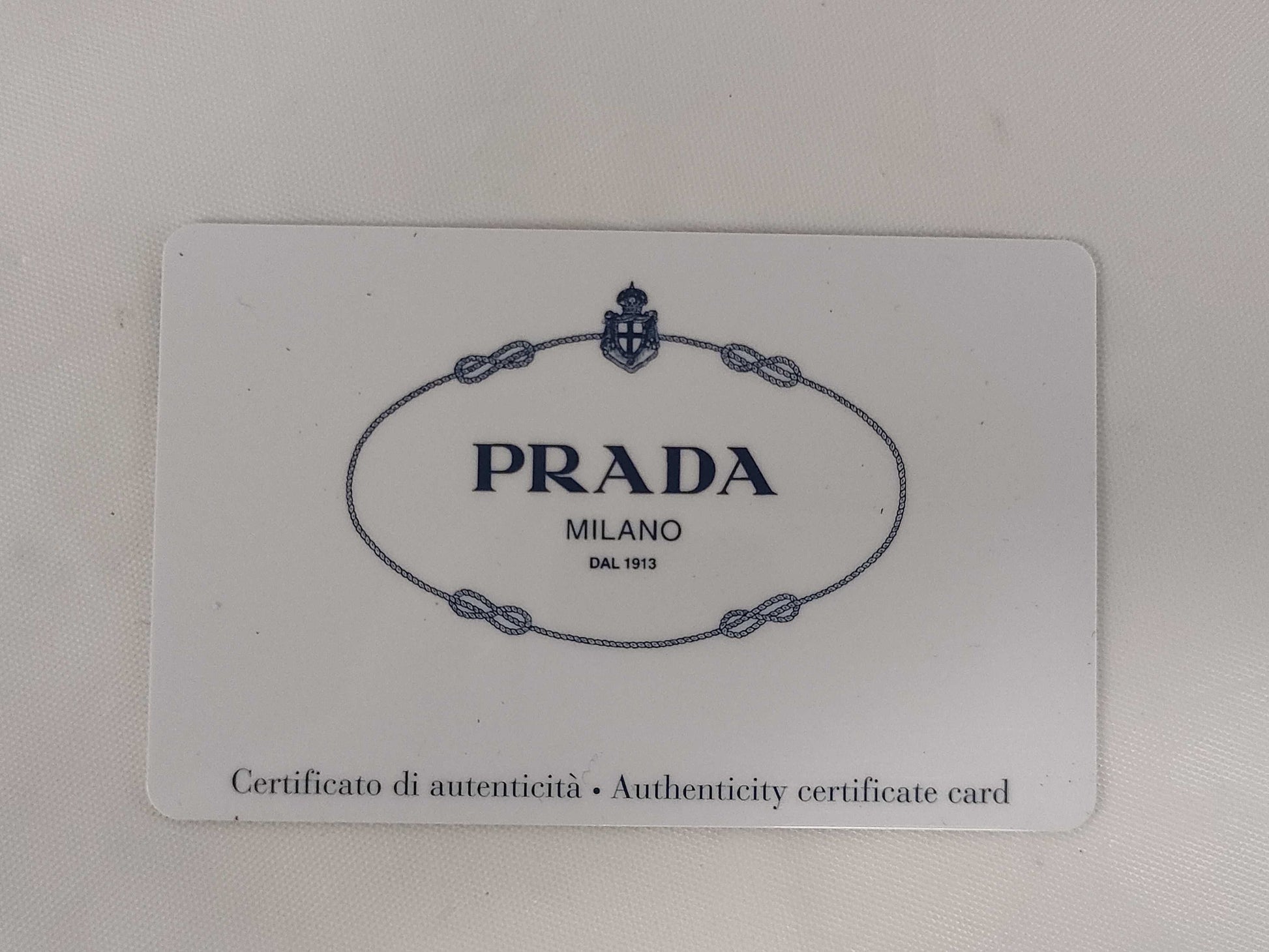 PRADA Jacquard Canvas Shoulder Bag