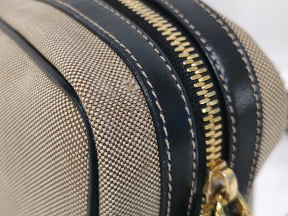 PRADA Jacquard Canvas Shoulder Bag