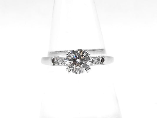 HARRY WINSTON Trist D0.76ct Diamond PT950 3.3g Ring 