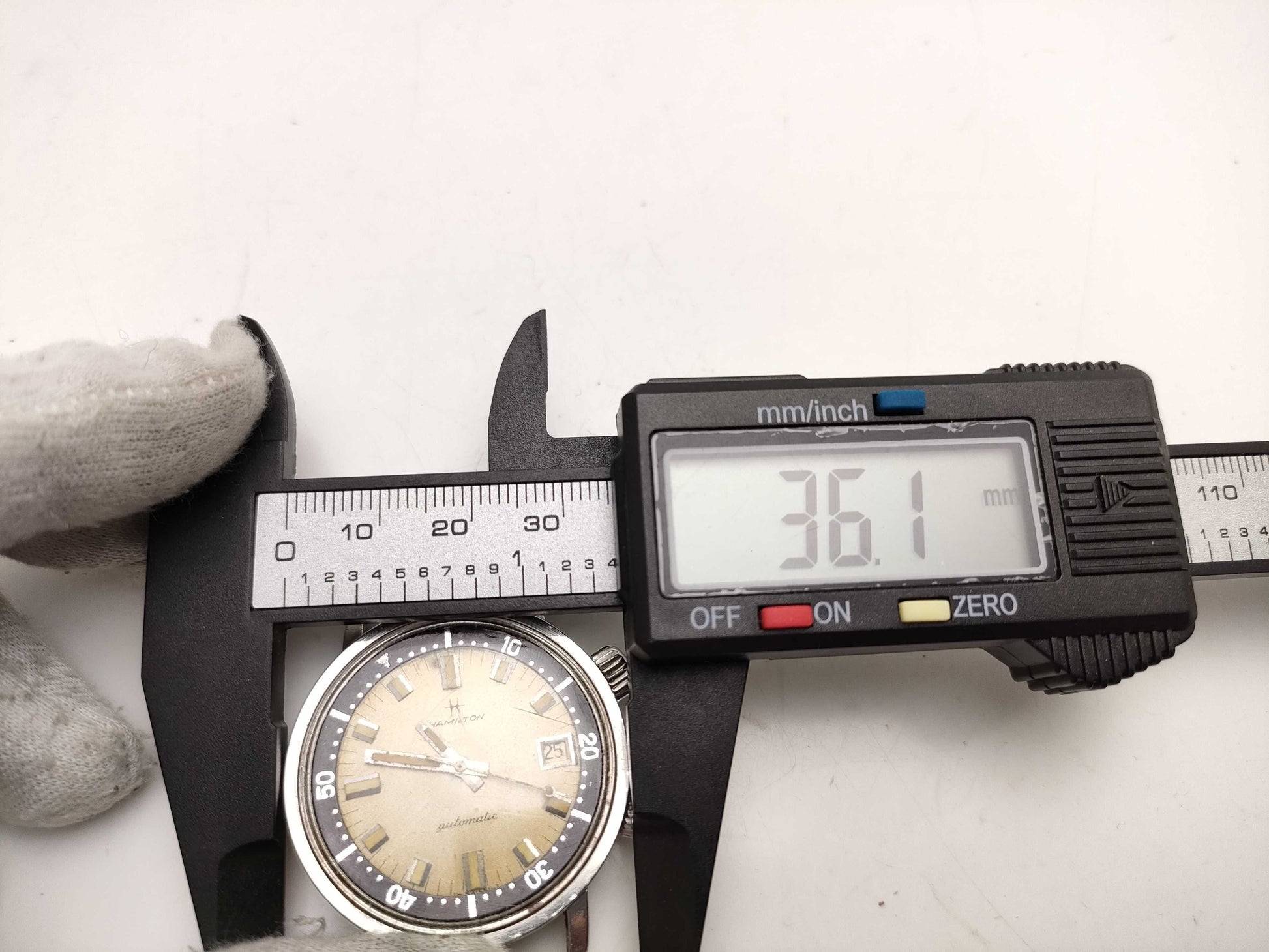 HAMILTON Aquadate 600 Super Compressor, Non-Working, Case Only, Men's Watch