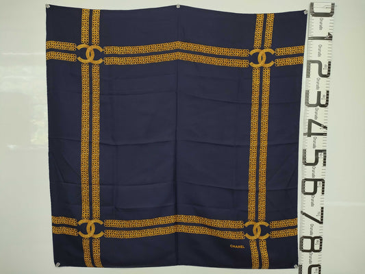 CHANEL Gold Chain Scarf