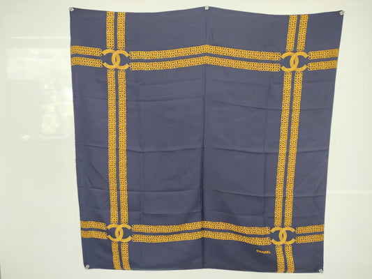 CHANEL Gold Chain Scarf
