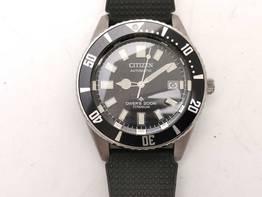 CITIZEN 9051-S129010 AT Black Dial Men's Watch
