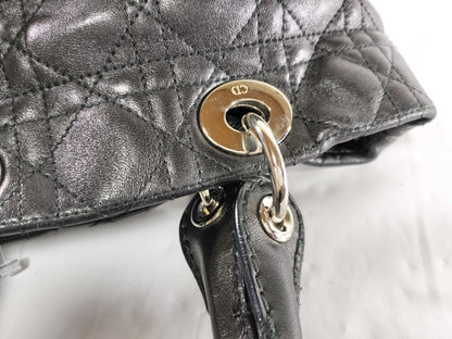 Dior Lady Dior Cannage Hand Tote Bag