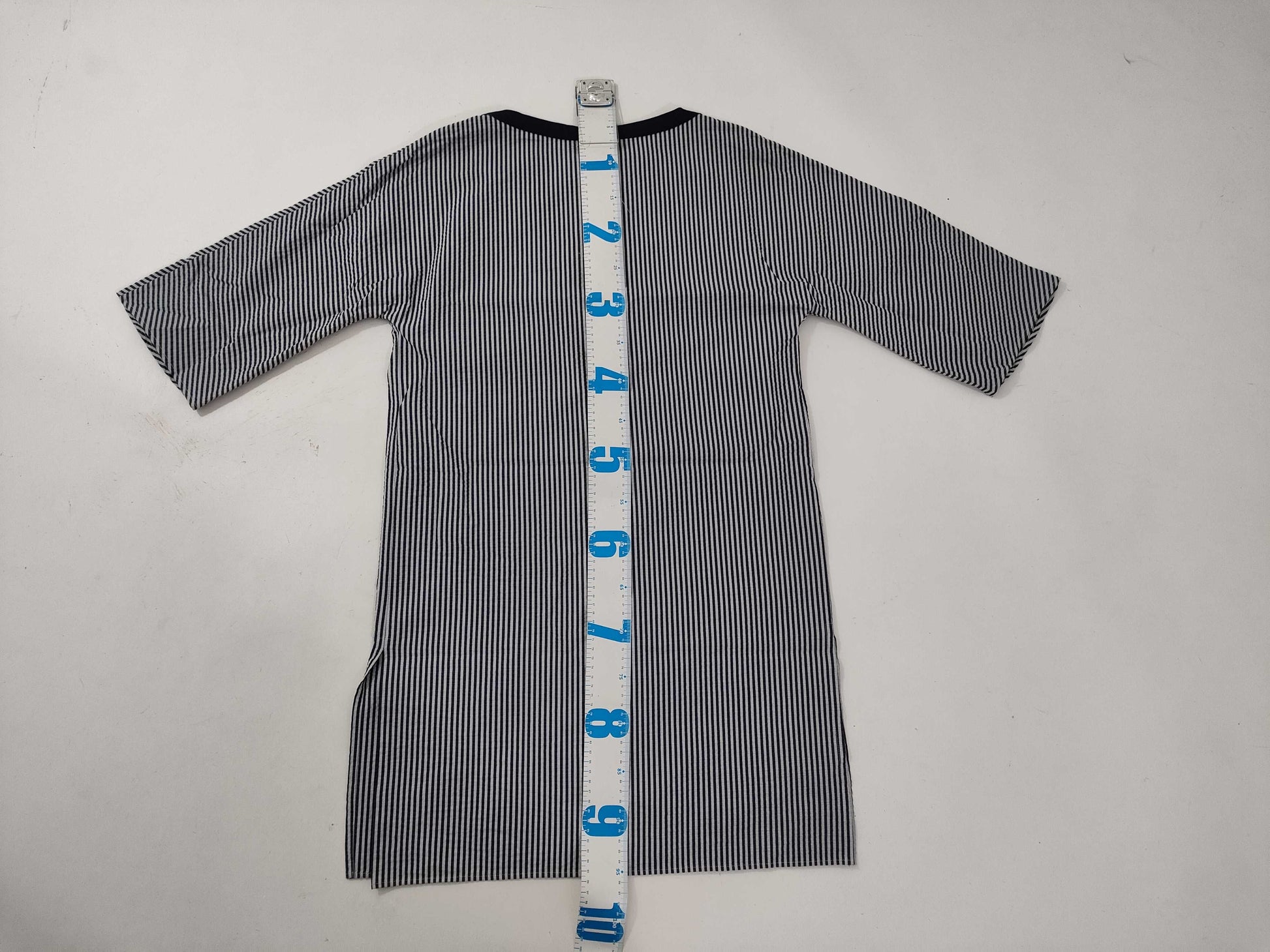 HERMES Beach Line Stripe Dress Dress