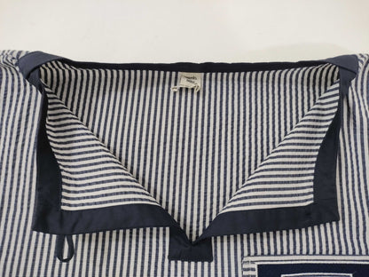 HERMES Beach Line Stripe Dress Dress
