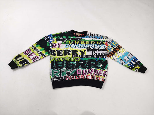 BURBERRY 18AW Graffiti Logo Sweatshirt Tops