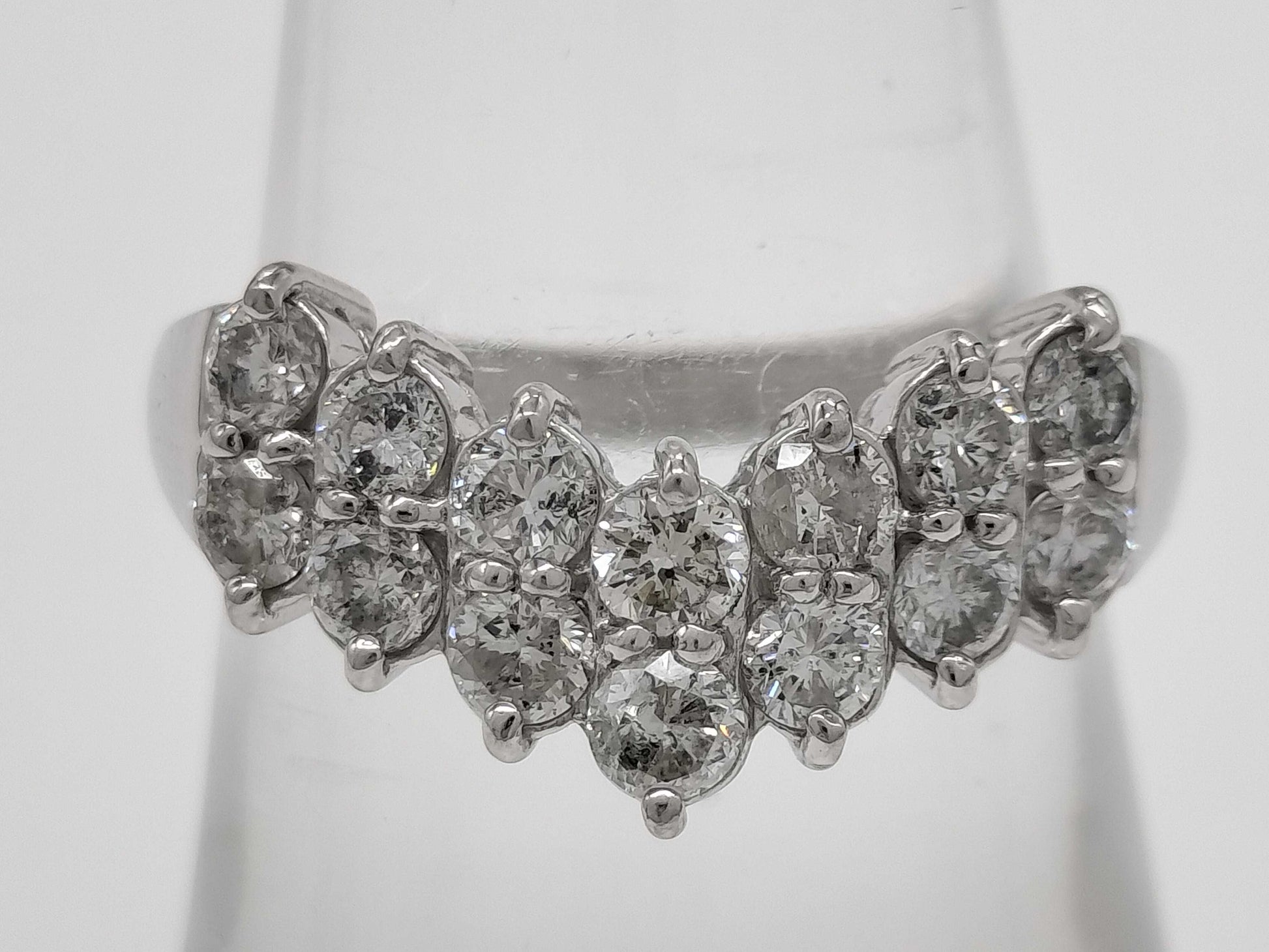 D1.00ct Pt900 5.1g Ring 