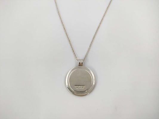 Tiffany & Co. T&C Logo Coin Medal Necklace 12.9g Necklace