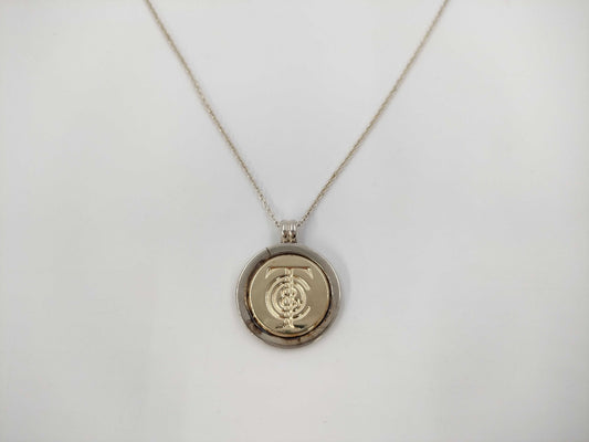 Tiffany & Co. T&C Logo Coin Medal Necklace 12.9g Necklace
