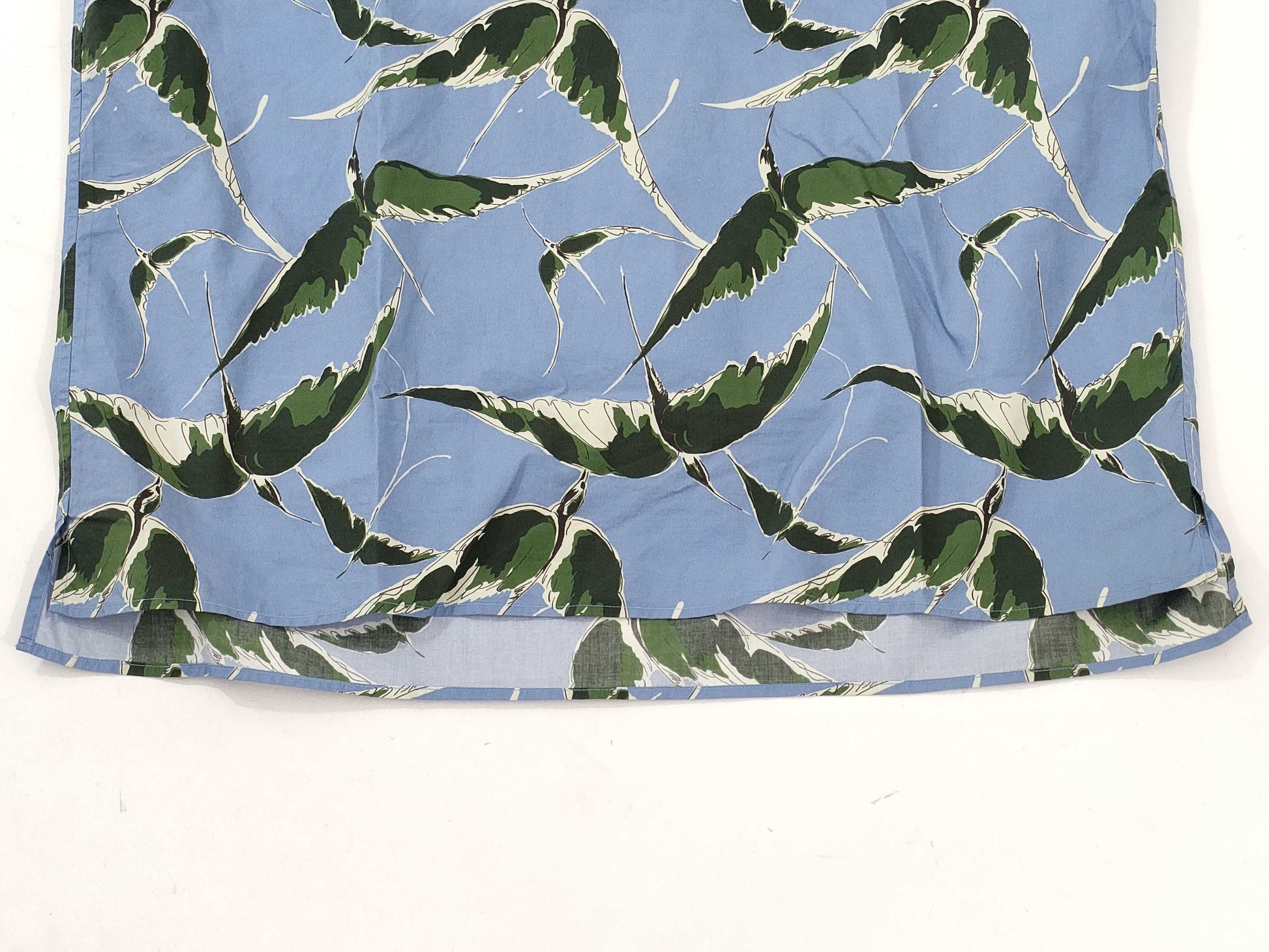 VALENTINO patterned blue shirt