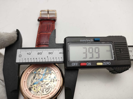 SONNE × HAORI Back Skelton H002 Men's Watch