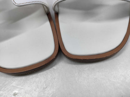 HERMES Chypre White Sandals