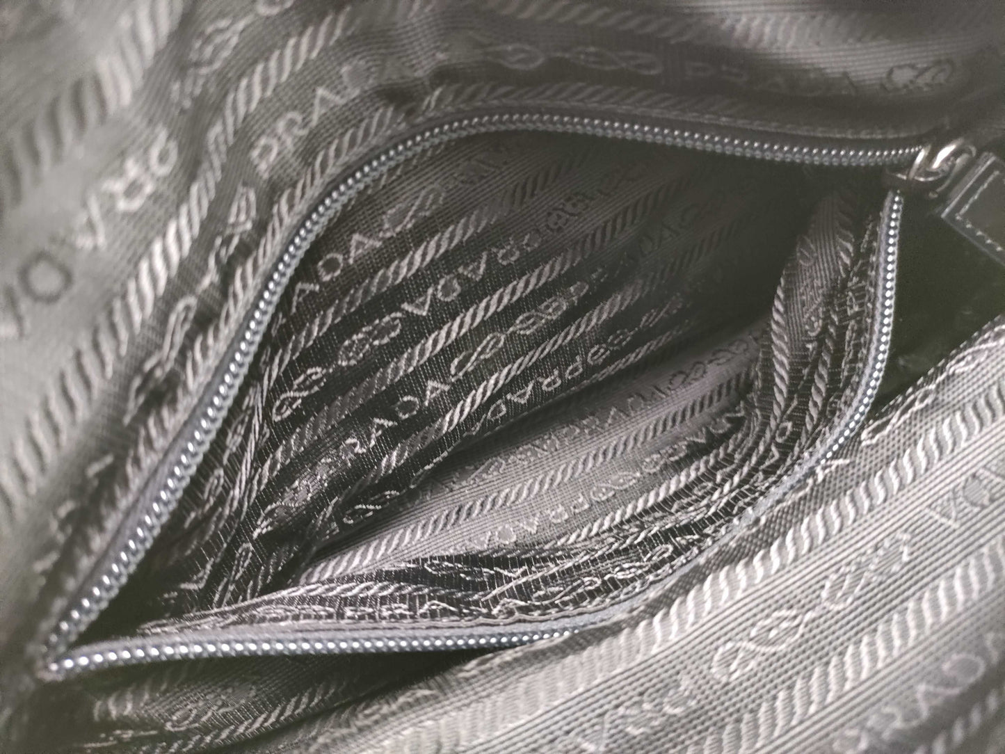 PRADA nylon shoulder bag
