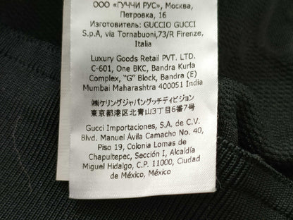 GUCCI Full Zip Hoodie Black XS Other Apparel