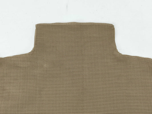 ISSEY MIYAKE ME Tops Brown Solid Tops