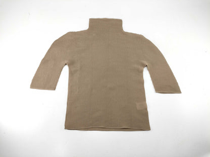 ISSEY MIYAKE ME Tops Brown Solid Tops