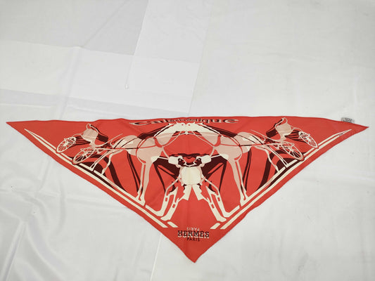 HERMES Triangle Scarf Scarf