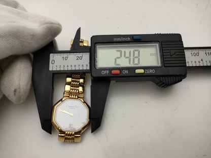 Dior Octagon Women's White Dial Women's Watch