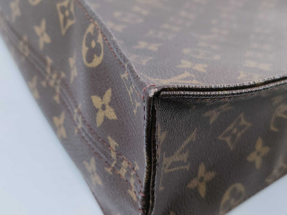 LOUIS VUITTON M51140 Monogram Sac Plat Tote Bag