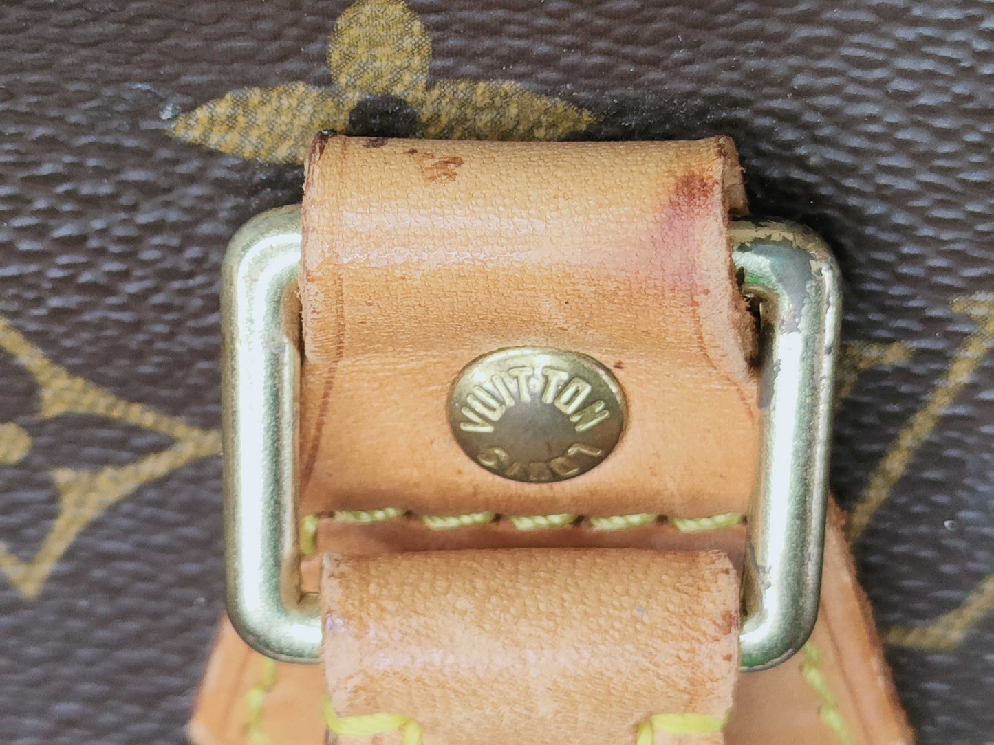 LOUIS VUITTON M51140 Monogram Sac Plat Tote Bag