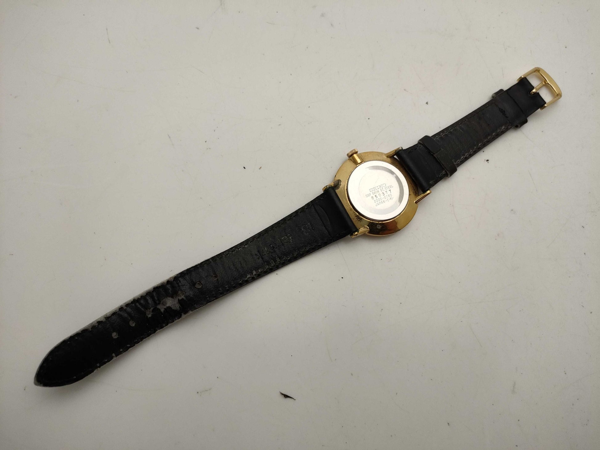 SEIKO 2220 0180/Gold Dial Women's Watch