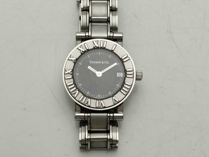 Tiffany & Co. Atlas Black Dial Women's Watch