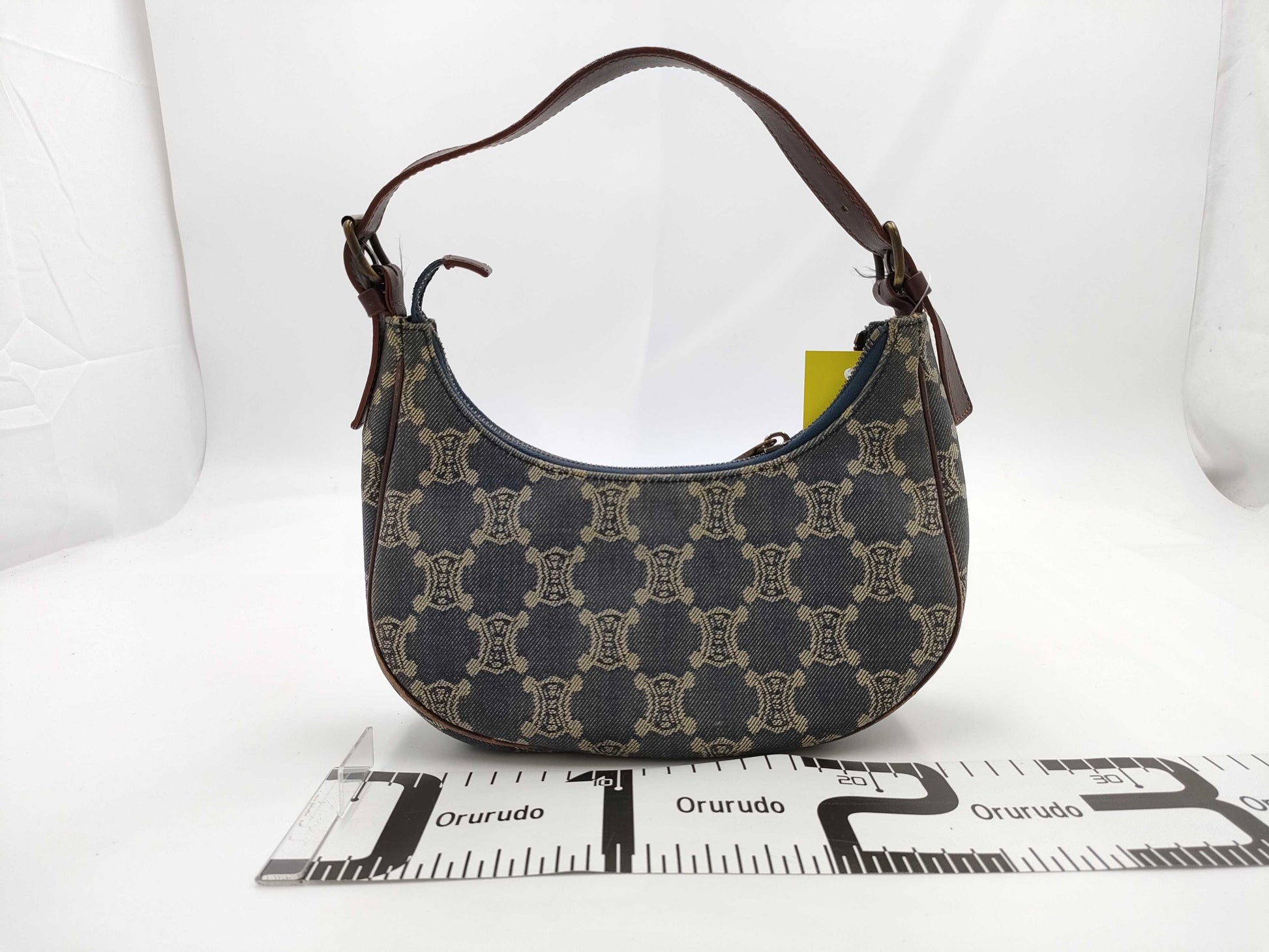 CELINE denim one-shoulder bag handbag