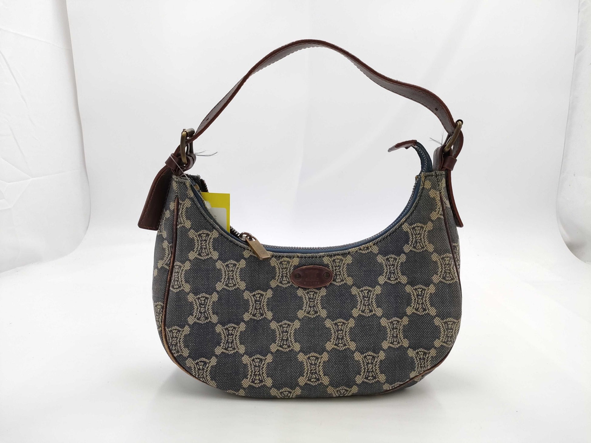 CELINE denim one-shoulder bag handbag