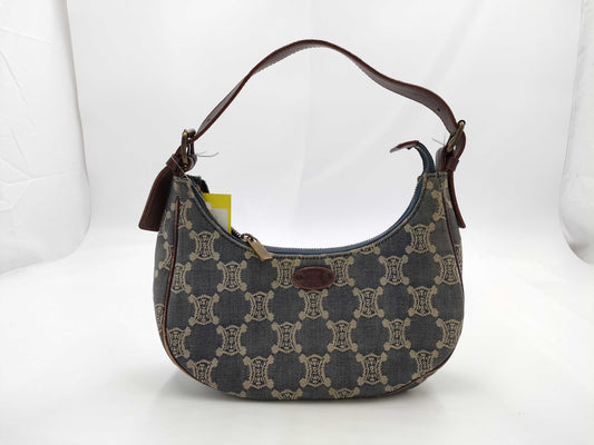 CELINE denim one-shoulder bag handbag