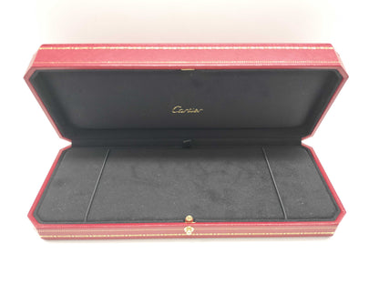 Cartier Logo Double C Diamond PG Au750 2.8g Bracelet/Bangle 