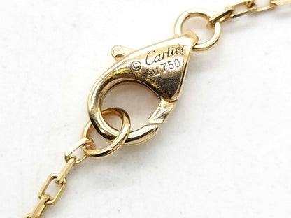 Cartier Logo Double C Diamond PG Au750 2.8g Bracelet/Bangle 