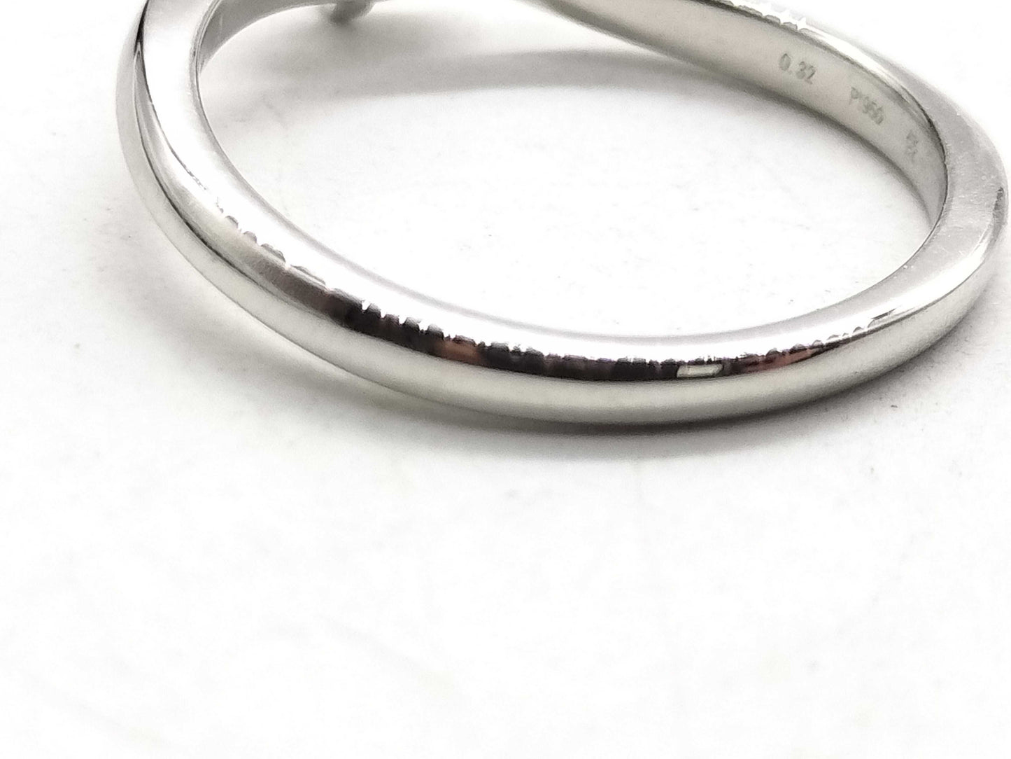 NIWAKA D0.32ct Diamond PT950 3.4g Ring 
